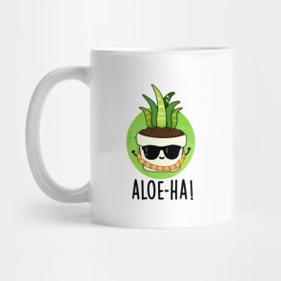 Aloe-ha Cute Hawaiian Plant Pun Mug